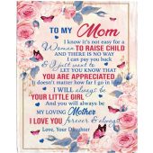 To My Mom I Love You Mothers Day Gift Ideas Rose From Daughter Blanket Blankets For Mothers Day 1 Fhezsh.jpg - demo10