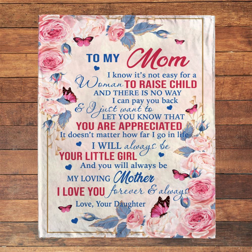 To My Mom I Love You Mothers Day Gift Ideas Rose From Daughter Blanket, Blankets For Mothers Day To My Mom I Love You Mothers Day Gift Ideas Rose From Daughter Blanket, Blankets For Mothers Day