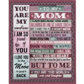 To My Mom I Love You My Sunshine World Mothers Day Gift Ideas From Daughter Blanket Blankets For Mothers Day 1 Kfdwvx.jpg - demo10