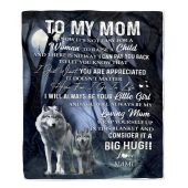 To My Mom Wolf Blanket From Daughter There Is No Way I Can Pay You Back You Are Appreiated Mom Mother Day Blanket Personalized Blanket For Mom 1 Tlppuf.jpg - demo10