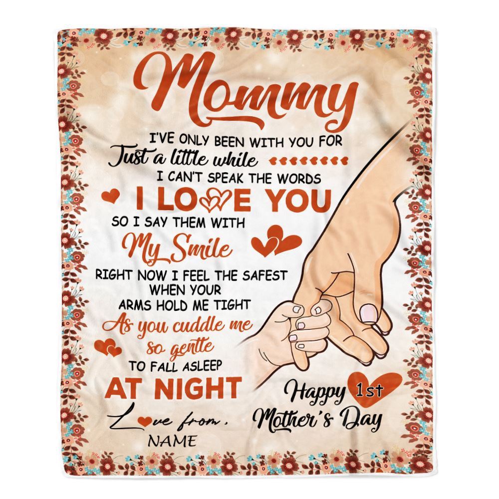 To My Mommy Blanket First Time Mom Baby Hands You Are Doing A Great Job Happy, Mother Day Blanket, Personalized Blanket For Mom