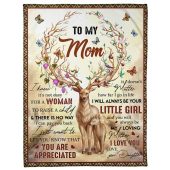 To My Mommy Blanket From Kids Raise A Child Deer Butterflies Florals Blanket Blankets For Mothers Day 1 Pmgasw.jpg - demo10