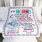 To My Mommy First Time Mom Elephant Happy Mother Day Blanket Personalized Blanket For Mom 2 Yxm7ha.jpg - demo10