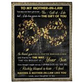 To My Mother In Law Blanket Infinity Symbol Vintage Butterflies Blanket Blankets For Mothers Day 1 Es9pek.jpg - demo10