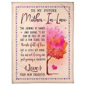 To My Mother In Law Blanket Pink Tree The Joining Hands Blanket Blankets For Mothers Day 1 Ipq0ef.jpg - demo10