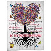 To My Mother In Law Blanket Tree Butterflies Heart Makes Us Family Blanket Blankets For Mothers Day 1 Yczt3t.jpg - demo10