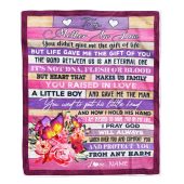 To My Mother In Law Blanket From Daughter Heart Makes Us Family Butterfly Flower Mother Day Blanket Personalized Blanket For Mom 1 Sikzml.jpg - demo10