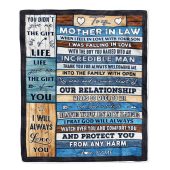 To My Mother In Law Blanket From Daughter Wood Always Love You Mother Day Blanket Personalized Blanket For Mom 1 Vslbkx.jpg - demo10