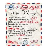 To My Nanny Blanket From Kids Air Mail Letter I Love You Mother Day Blanket Personalized Blanket For Mom 1 Oowi3h.jpg - demo10