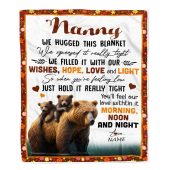 To My Nanny Blanket From Kids Bear I Love You Mother Day Blanket Personalized Blanket For Mom 1 Kkh6ob.jpg - demo10