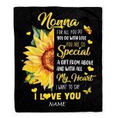 To My Nonna Blanket From Grandkids Granddaughter I Want To Say I Love You Sunfower Mother Day Blanket Personalized Blanket For Mom 1 Beucck.jpg - demo10