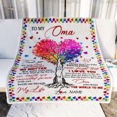 To My Oma Blanket From Grandkids Never Forget That I Love You You Mean The World To Me Mother Day Blanket Personalized Blanket For Mom 2 Ytiyjt.jpg - demo10