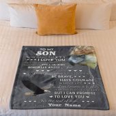 To My Son Blanket From Father Mother Flying To The Sky Eagle Lightning Blanket Blankets For Mothers Day 2 Pxyaqd.jpg - demo10