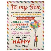 To My Son Blanket From Father Mother Keep Pressing Forward Heart Balloons Blanket Blankets For Mothers Day 1 Dbwjfz.jpg - demo10