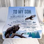 To My Son Eagle Blanket From Mom Dad Mother Father Every Day Laugh Love Live Mother Day Blanket Personalized Blanket For Mom 2 Zww3c4.jpg - demo10