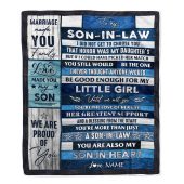 To My Son In Law Blanket From Mother In Law You Re The Love Of Her Life Mother Day Blanket Personalized Blanket For Mom 1 Fxvhnz.jpg - demo10