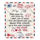 To My Titi Blanket From Niece Nephew I Love You Hugs Air Mail Letter Mother Day Blanket Personalized Blanket For Mom 1 Kvep29.jpg - demo10