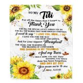 To My Titi Blanket From Niece Nephew Sunflower Thank You I Love You Mother Day Blanket Personalized Blanket For Mom 1 Mfdn89.jpg - demo10