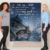 To My Wife I Love You Forever Always Wolf Christmas Gift Ideas From Husband Blanket Blankets For Mothers Day 2 Vvclwv.jpg - demo10