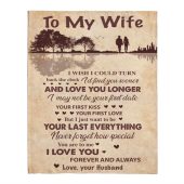 To My Wife Your Last Everything Love You Forever Always Gift Ideas From Husband Guitar Blanket Blankets For Mothers Day 3 O74k3k.jpg - demo10