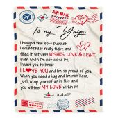 To My Yaya Blanket From Kids Air Mail Letter I Love You Mother Day Blanket Personalized Blanket For Mom 1 Jmij8o.jpg - demo10