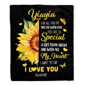 To My Yiayia Blanket From Grandkids Granddaughter I Want To Say I Love You Mother Day Blanket Personalized Blanket For Mom 1 Eeepzk.jpg - demo10