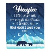 To My Yiayia Blanket From Kids I Hope Every Time Bear Mother Day Blanket Personalized Blanket For Mom 1 Vx83od.jpg - demo10