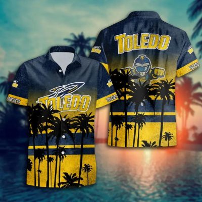 Toledo Rockets Style Hot Trending Summer Aloha Hawaiian Shirt, NCAA Hawaiian Shirt