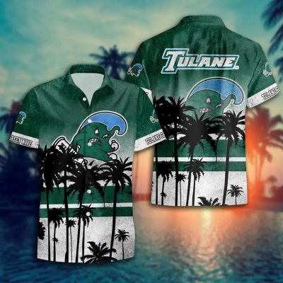 Tulane Green Wave Style Hot Trending Summer Aloha Hawaiian Shirt, NCAA Hawaiian Shirt