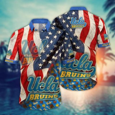 UCLA Bruins NCAA Flower Aloha Hawaiian Shirt 11, NCAA Hawaiian Shirt