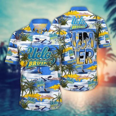 UCLA Bruins NCAA Flower Aloha Hawaiian Shirt 8, NCAA Hawaiian Shirt