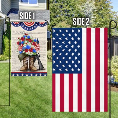 We The People American Veteran Memorial Happy 4th Of July Flag TPT854F - Flagwix