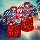 USC Trojans NCAA Flower Aloha Hawaiian Shirt 10, NCAA Hawaiian Shirt