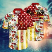 USC Trojans NCAA Flower Aloha Hawaiian Shirt 11, NCAA Hawaiian Shirt