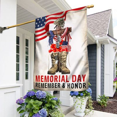Memorial Day Remember And Honor, US Veteran Flag TPT799F - Flagwix