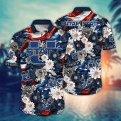 Utah State Aggies NCAA Aloha Hawaiian Shirt 1, NCAA Hawaiian Shirt