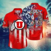 Utah Utes NCAA Aloha Hawaiian Shirt 2, NCAA Hawaiian Shirt