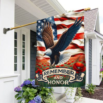 FLAGWIX Patriot Eagle Memorial Day Remember and Honor Flag MLN2477F - Flagwix