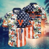 Virginia Cavaliers NCAA Flower Aloha Hawaiian Shirt 10, NCAA Hawaiian Shirt