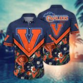 Virginia Cavaliers NCAA Flower Aloha Hawaiian Shirt 4, NCAA Hawaiian Shirt