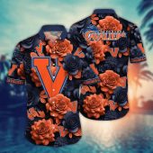 Virginia Cavaliers NCAA Flower Aloha Hawaiian Shirt 7, NCAA Hawaiian Shirt