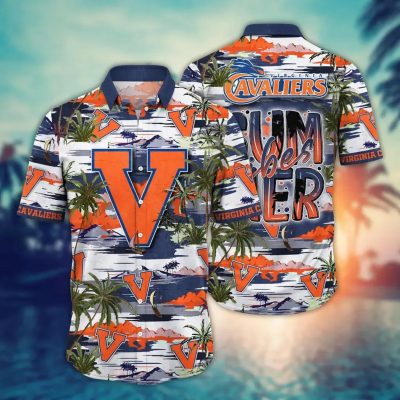 Virginia Cavaliers NCAA Flower Aloha Hawaiian Shirt 8, NCAA Hawaiian Shirt