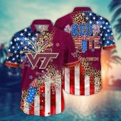 Virginia Tech Hokies NCAA Aloha Hawaiian Shirt, NCAA Hawaiian Shirt
