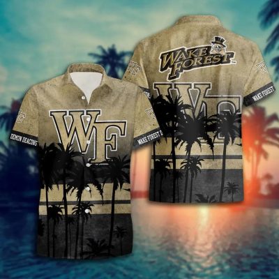 Wake Forest Demon Deacons Style Hot Trending Summer Aloha Hawaiian Shirt, NCAA Hawaiian Shirt