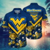 West Virginia Mountaineers NCAA Flower Aloha Hawaiian Shirt 3, NCAA Hawaiian Shirt
