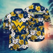 West Virginia Mountaineers NCAA Flower Aloha Hawaiian Shirt 8, NCAA Hawaiian Shirt