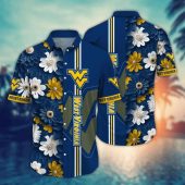 West Virginia Mountaineers Style Hot Trending Summer NCAA Flower Aloha Hawaiian Shirt, NCAA Hawaiian Shirt
