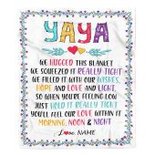 Yaya Blankets From Kids We Hugged This Blanket Mother Day Blanket Personalized Blanket For Mom 1 Emldcd.jpg - demo10