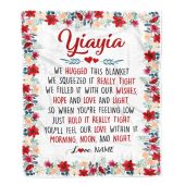 Yiayia Blanket From Grandkids Grandson Granddaughter We Hugged This Blanket Mother Day Blanket Personalized Blanket For Mom 1 Ansaxv.jpg - demo10