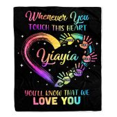 Yiayia Blankets From Grandkids Granddaughter Grandson We Love You Mother Day Blanket Personalized Blanket For Mom 1 Gzvtm5.jpg - demo10